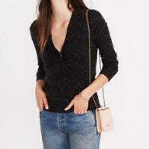 Madewell Donegal Wrap-Front Sweater